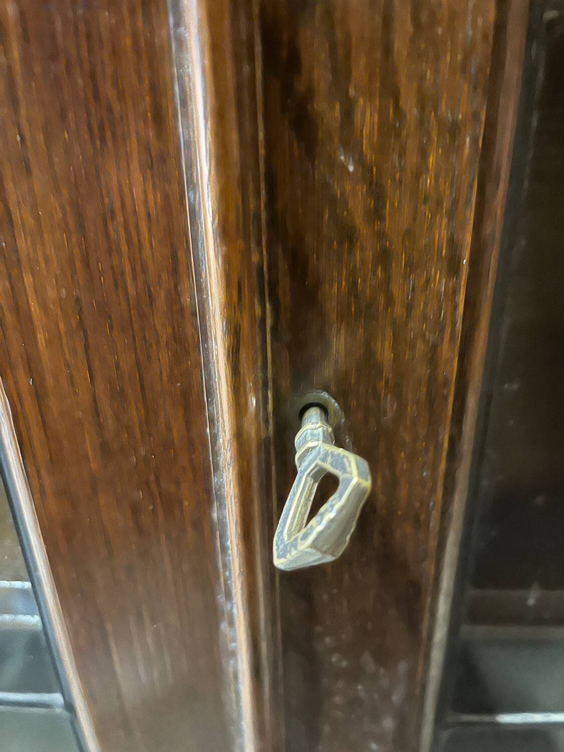 Antique 2-door display cabinet