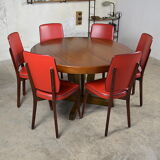 Vero meal table in vintage walnut 1960