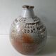 Enamelled sandstone vase by Joel Baudouin 1960s