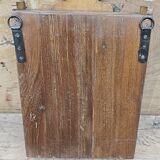 Old tribal wall display case in Burmese teak