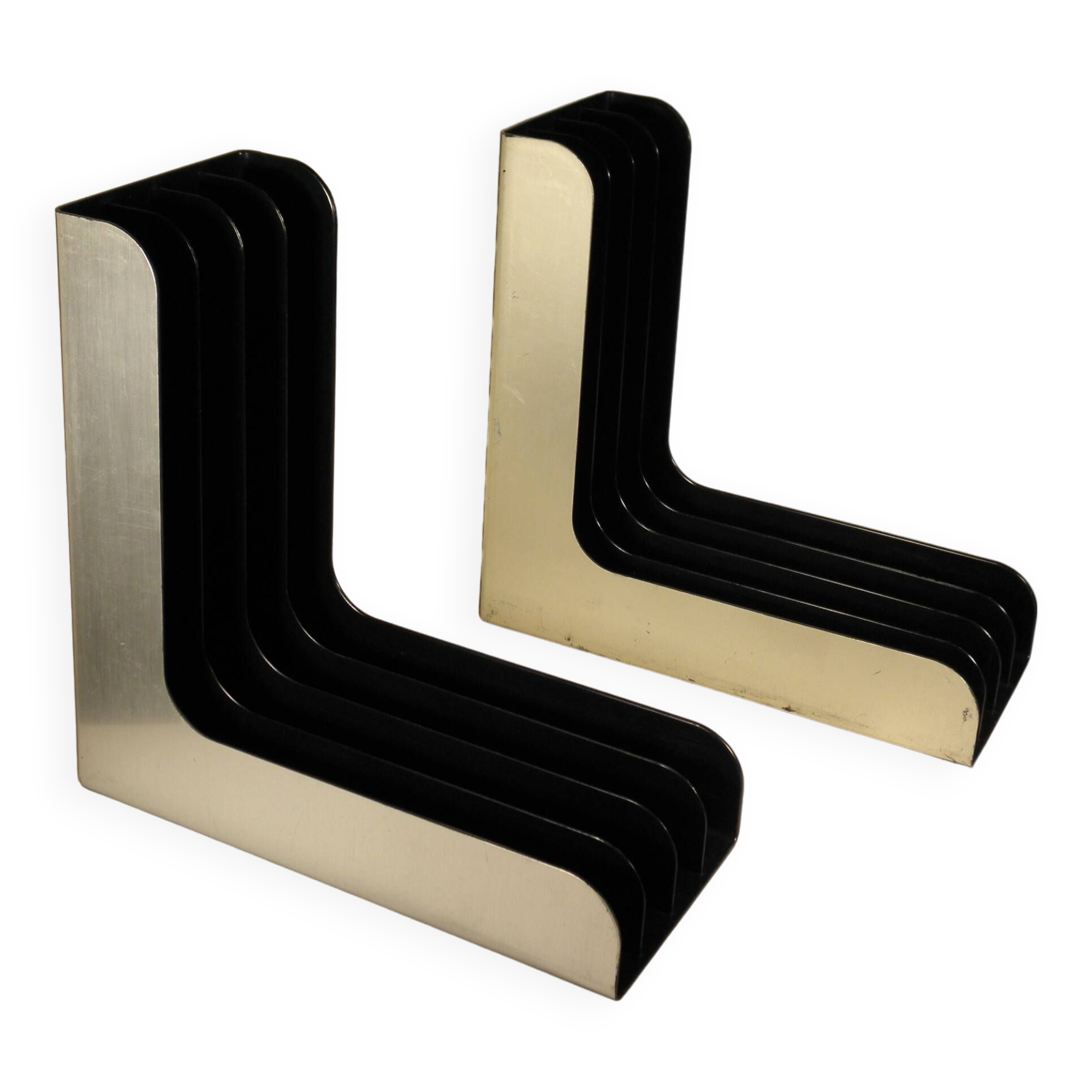 Two 70s vinyl holders