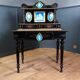 Ebonized wooden Bonheur du Jour