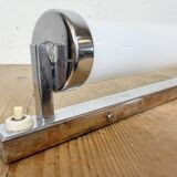 Applique murale Art Déco vintage en verre opale, années 1930