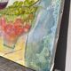 Still life painting on canvas