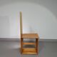 Mycene chair by Ferdinando Meccani for Meccani Arredamenti, 1978. Cherry chair. Dimensions 43.5 x 44