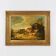 Belgian Artist, Farm Scene, 20th Century, Large Oil on Canvas, Framed
