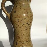 Sandstone pitcher handcrafted speckled
