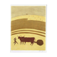 Pierre boncompain oxen at the hitch 1990 lithograph