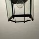 Suspension en verre et bronze vintage des années 1950