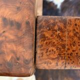 Rectangular coffee table in cedar magnifying glass