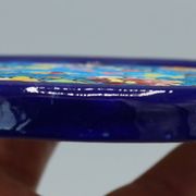 2 beautiful ceramic bottle coasters longwy enamels floral decor