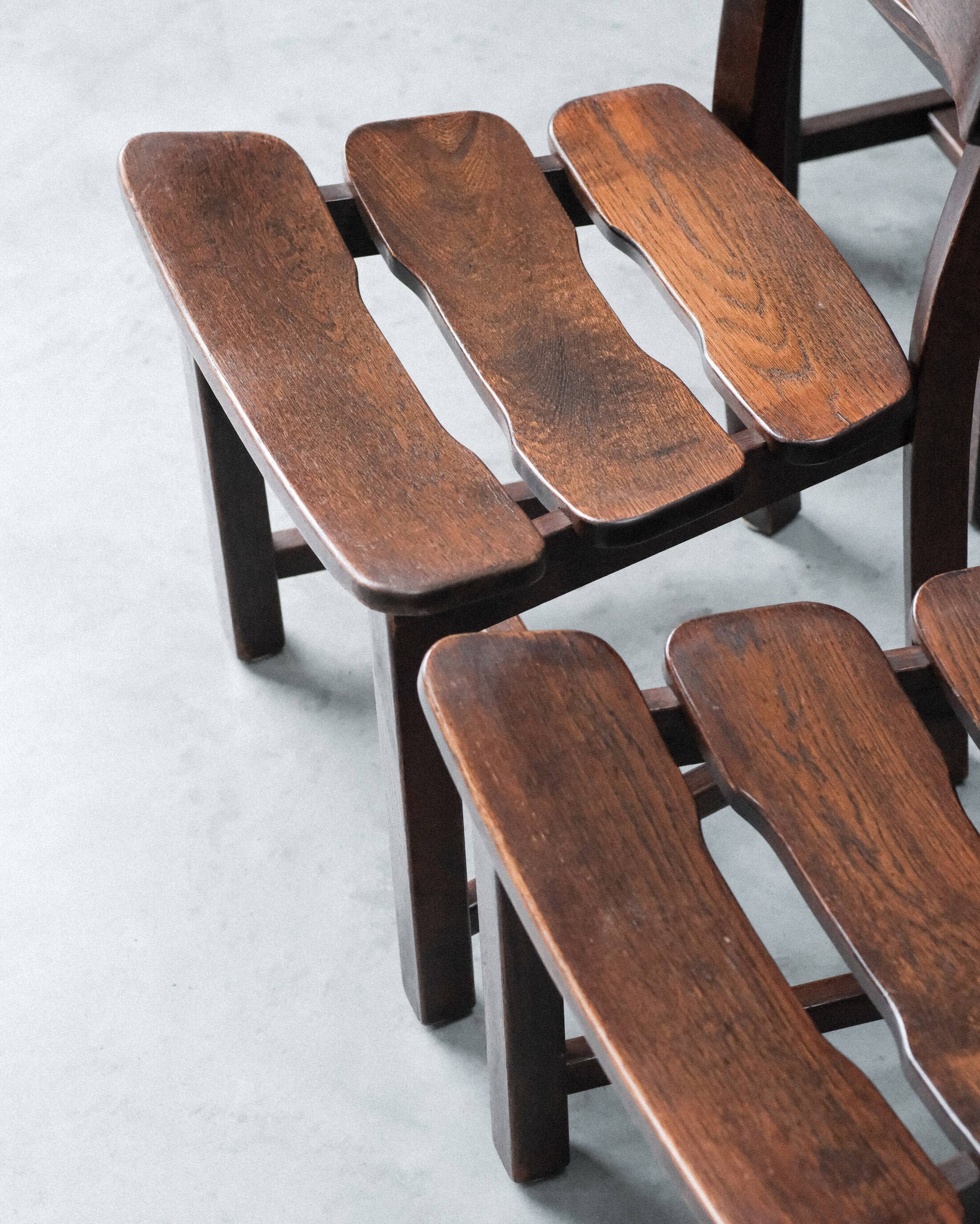 6 chaises de salle à manger dans le style de Dittmann & Co.