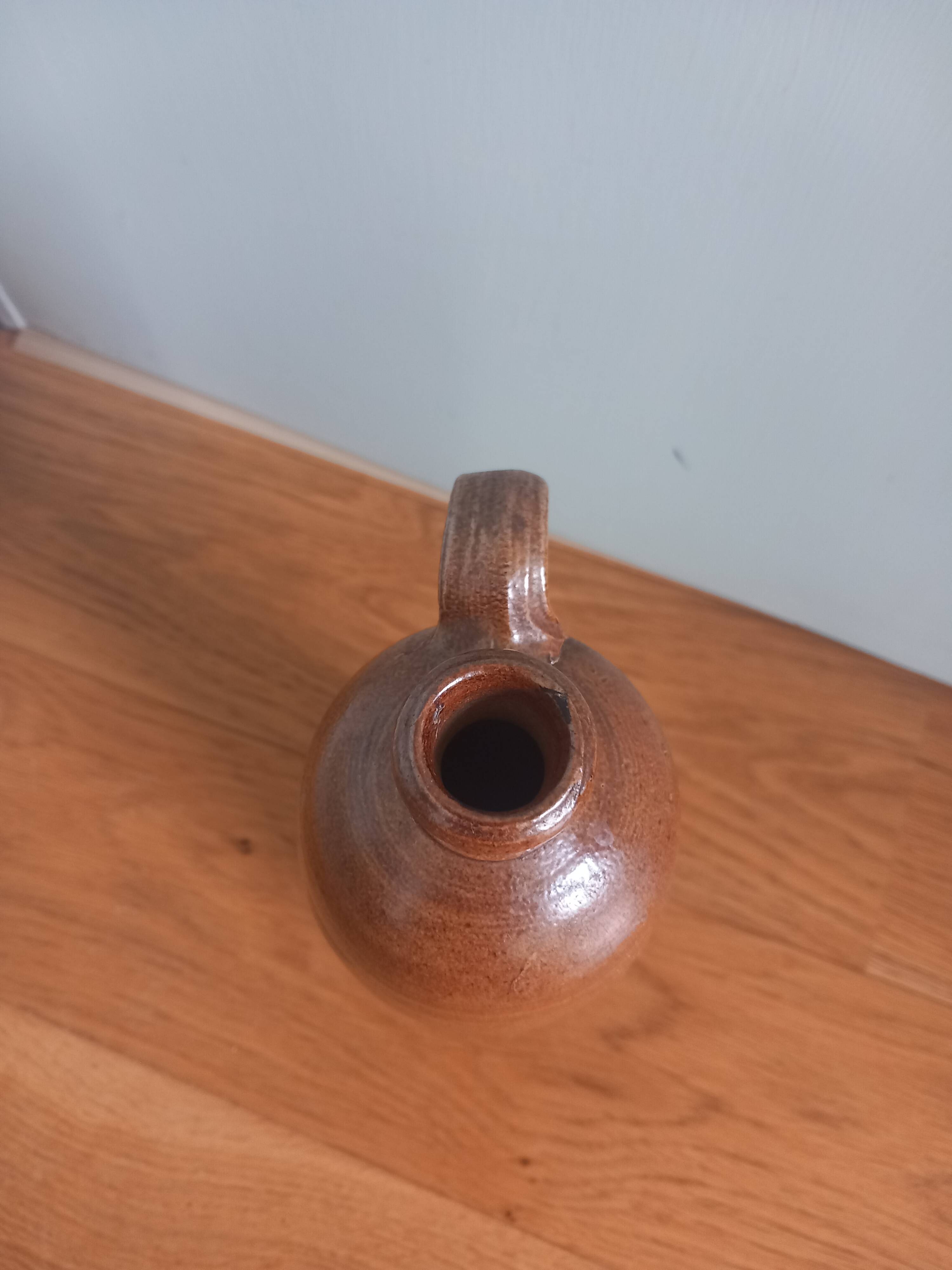 Stoneware hot water bottle