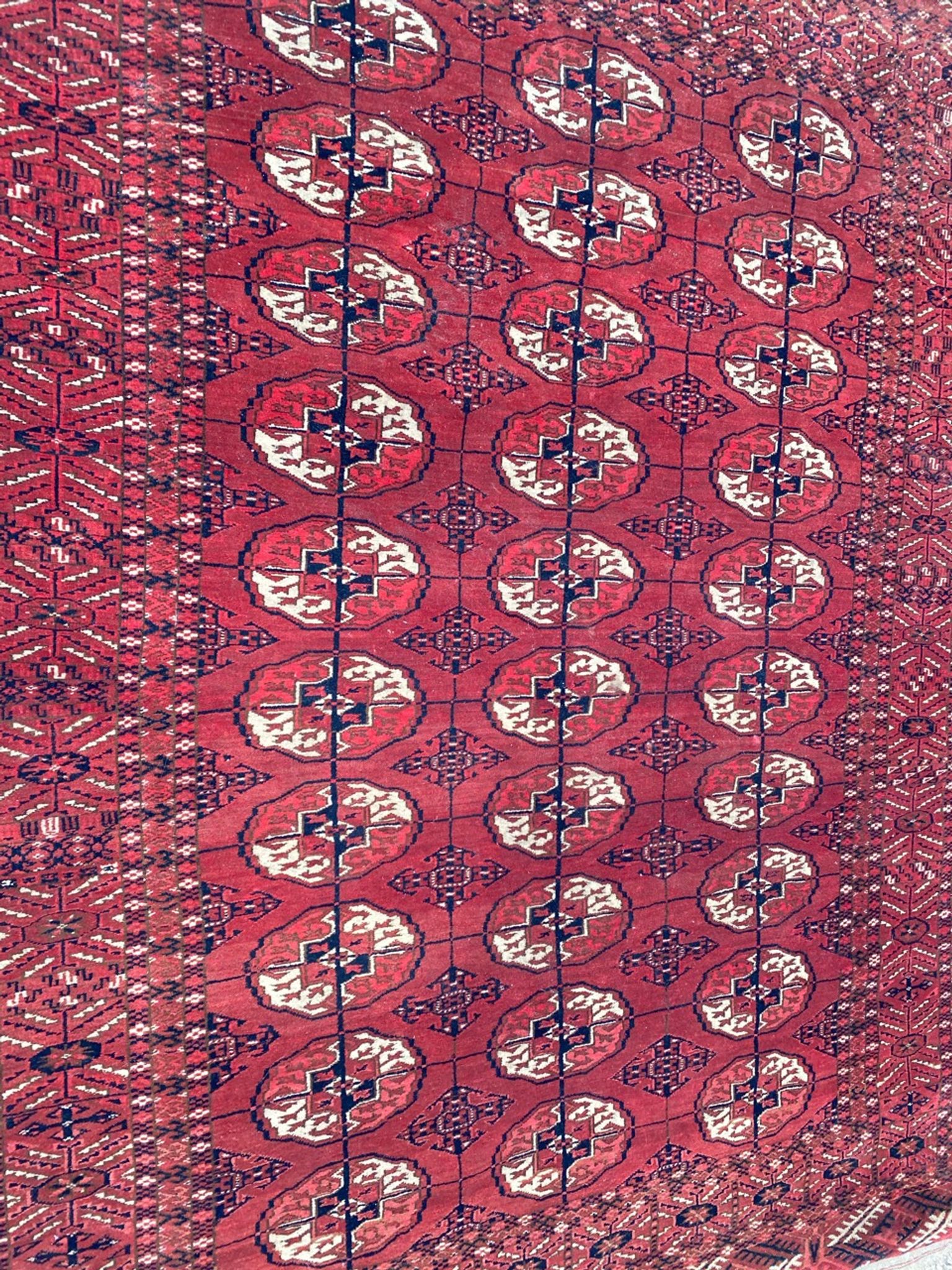 Carpet Turkmen bukhara Afghan 120x154 cm