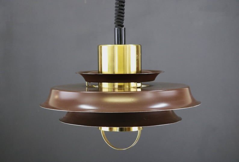 Pendant lamp by Vitrika 1970s Denmark