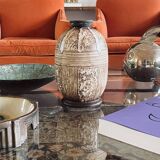 Louis Auguste Dage, Art Deco unique ceramic vase, France 1930