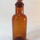 Lot of three pharmacy flasks