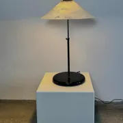Lampe de table en verre dépoli par Af Cinquanta, Italie, années 1980.