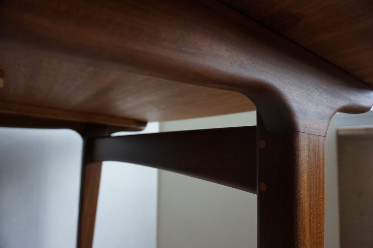 Louis van Teeffelen for Webe - Extendable teak dining table