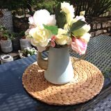 Peppermint and gold "cafetiere" watering can