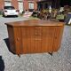 Scandinavian corner unit in teak from the 1960s.