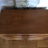 Rattan chest of drawers of the years 50