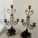 Paire de chandeliers Napoléon III