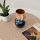 Vintage twist vase in Vallauris style