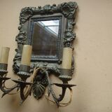Miroir à applique 3 branches début XIXe siècle