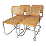 Set of 4 Marcel Breuer style chairs