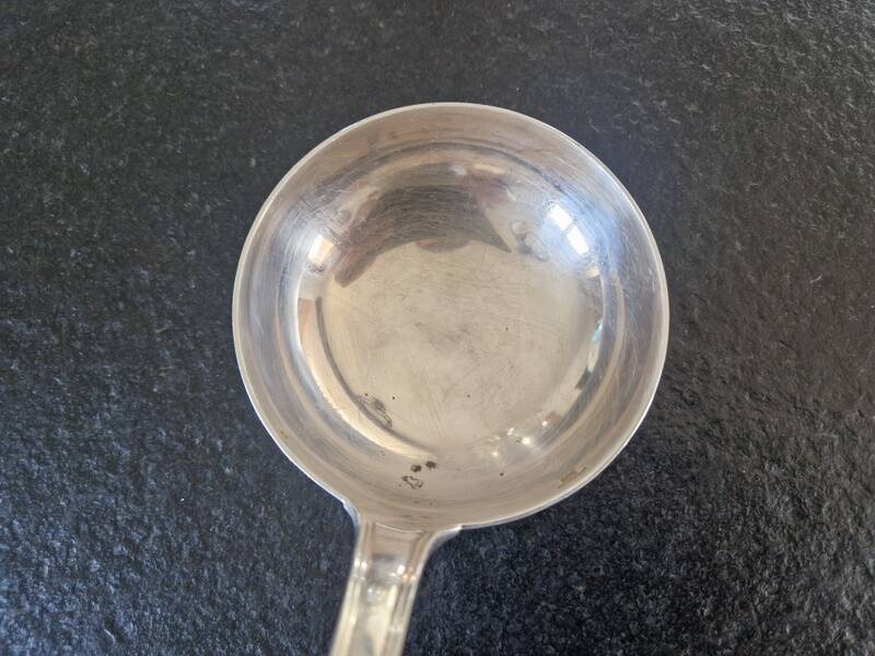 Christofle - Louche à potage modèle Boréal en métal argenté