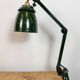 Industrial Green Enamel Adjustable Table Lamp, 1960s