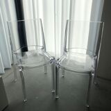2 transparent chairs design 'Side' by Grandsoleil