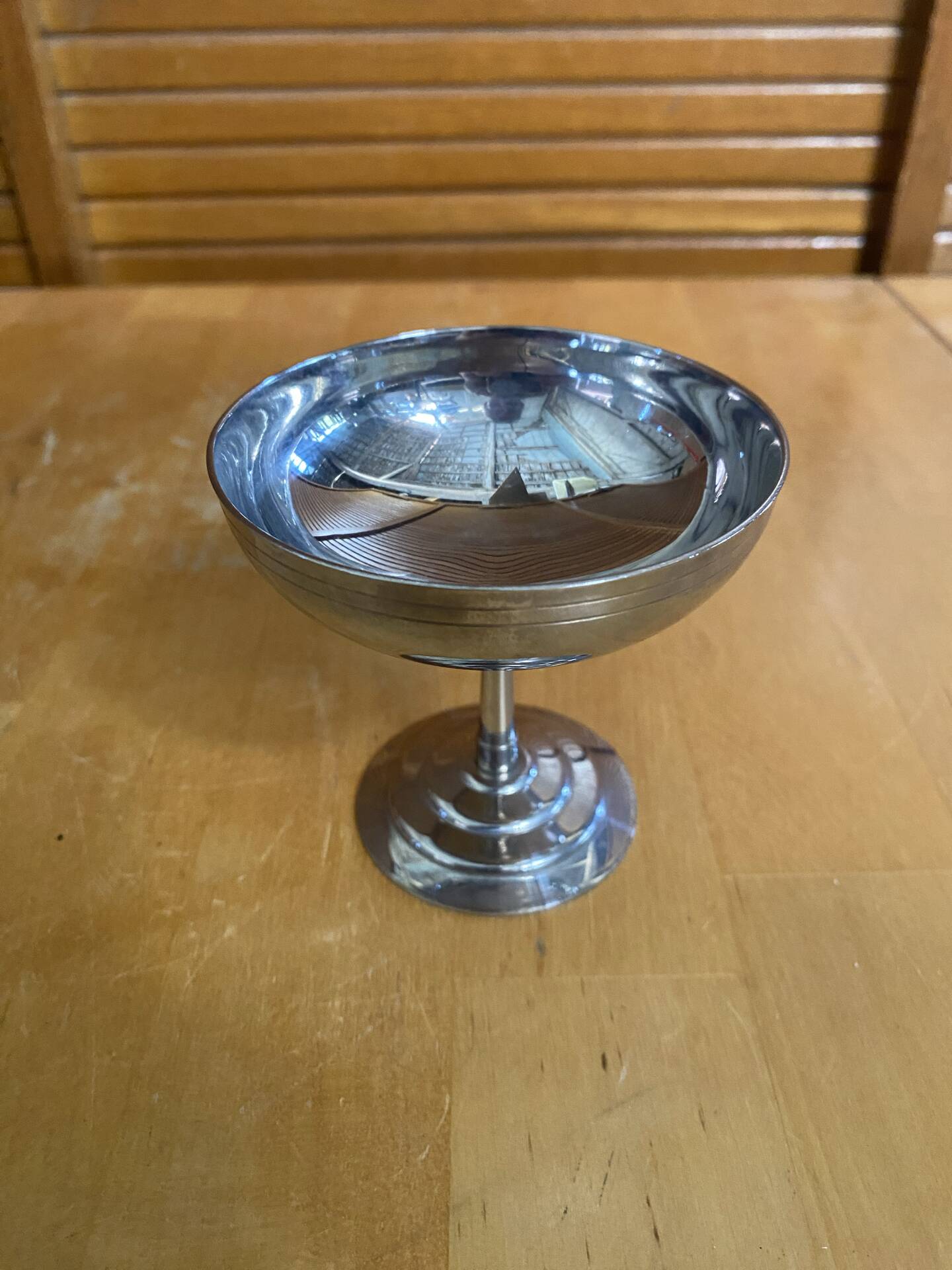 Set of 6 ice cream bowls rémy letang stainless steel vintage design #e407