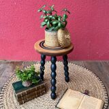 Wooden tripod stool