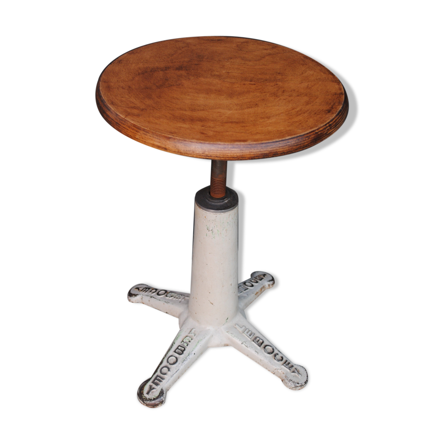 Tabouret industriel de métier lebocey type singer