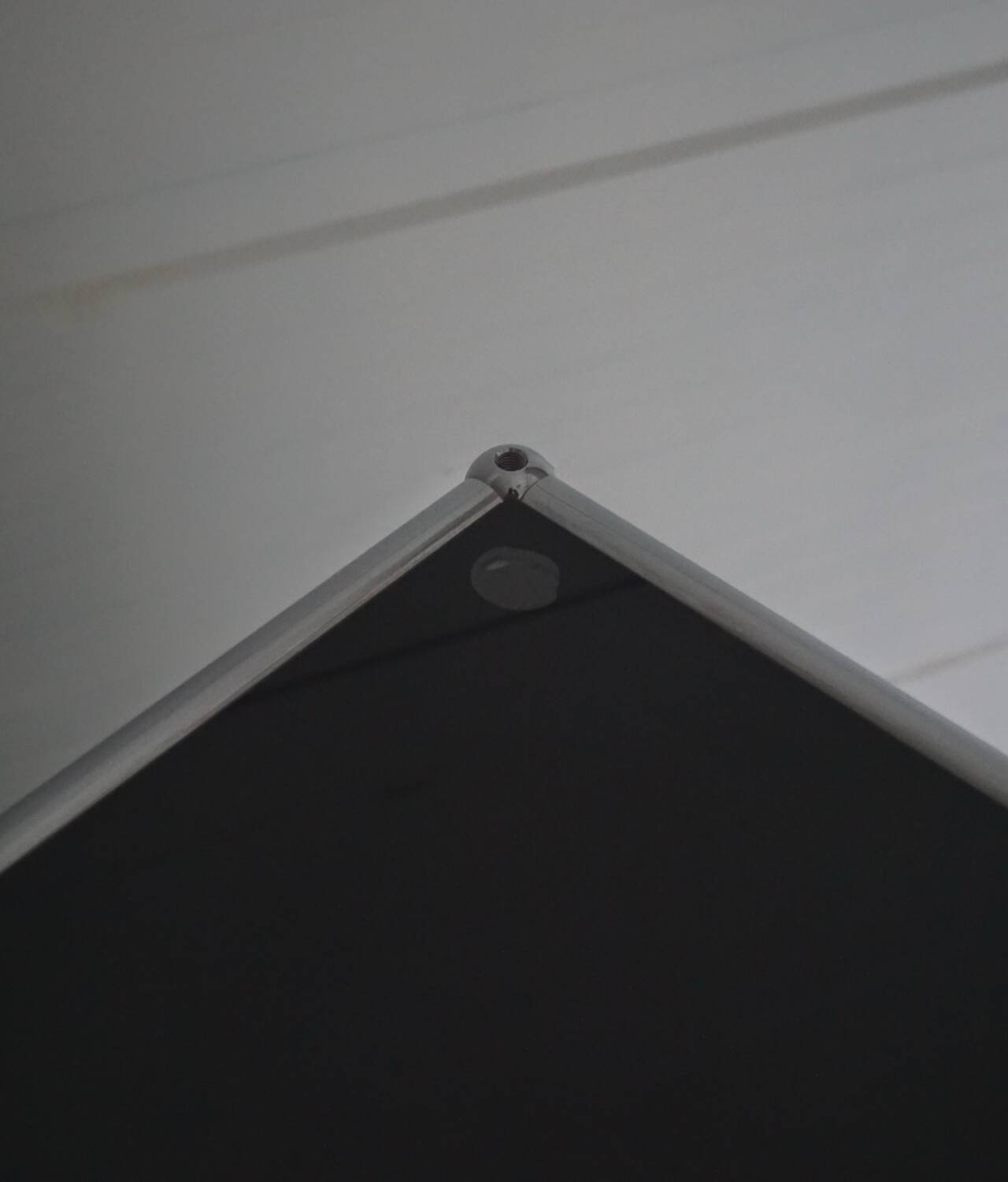 Lot of 3 designer furniture: usm haller white: 1 column with 2 modules.