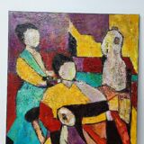 Oil on canvas signed Nicole Britscher-Breuer