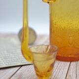 Champagne decanter/Champagne soup in blown glass