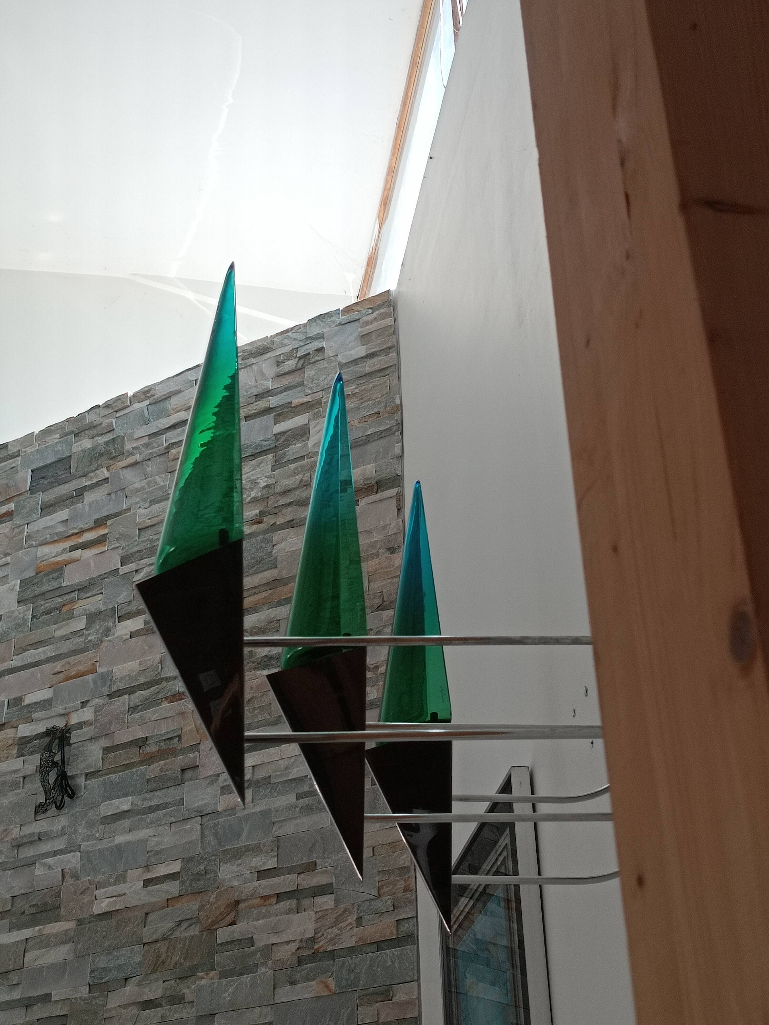 Important applique by Guido De Majo for DMI 1970s