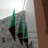 Important applique by Guido De Majo for DMI 1970s