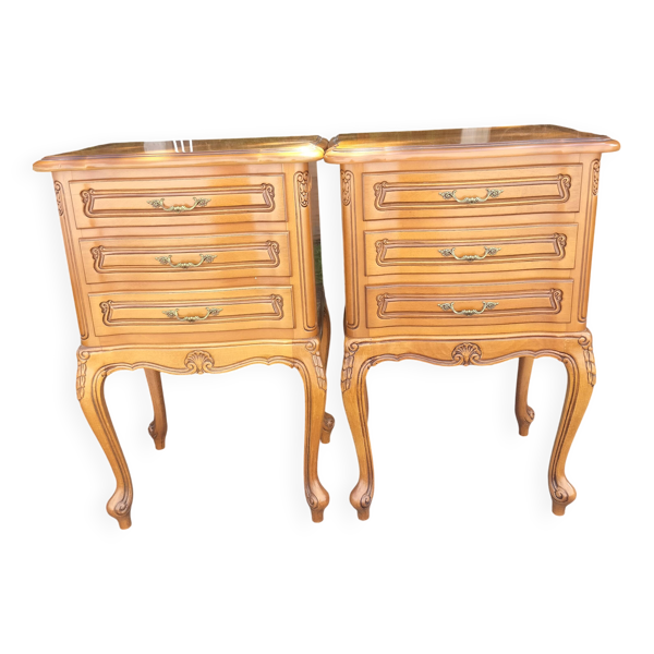 Lot de 2 tables de chevet