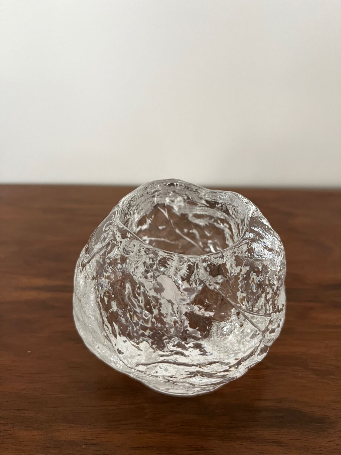 "Snowball" candle holder Kosta Boda