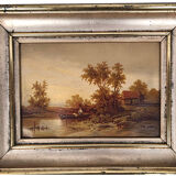 Series of four small framed chromos