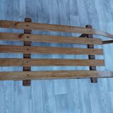 wooden sled