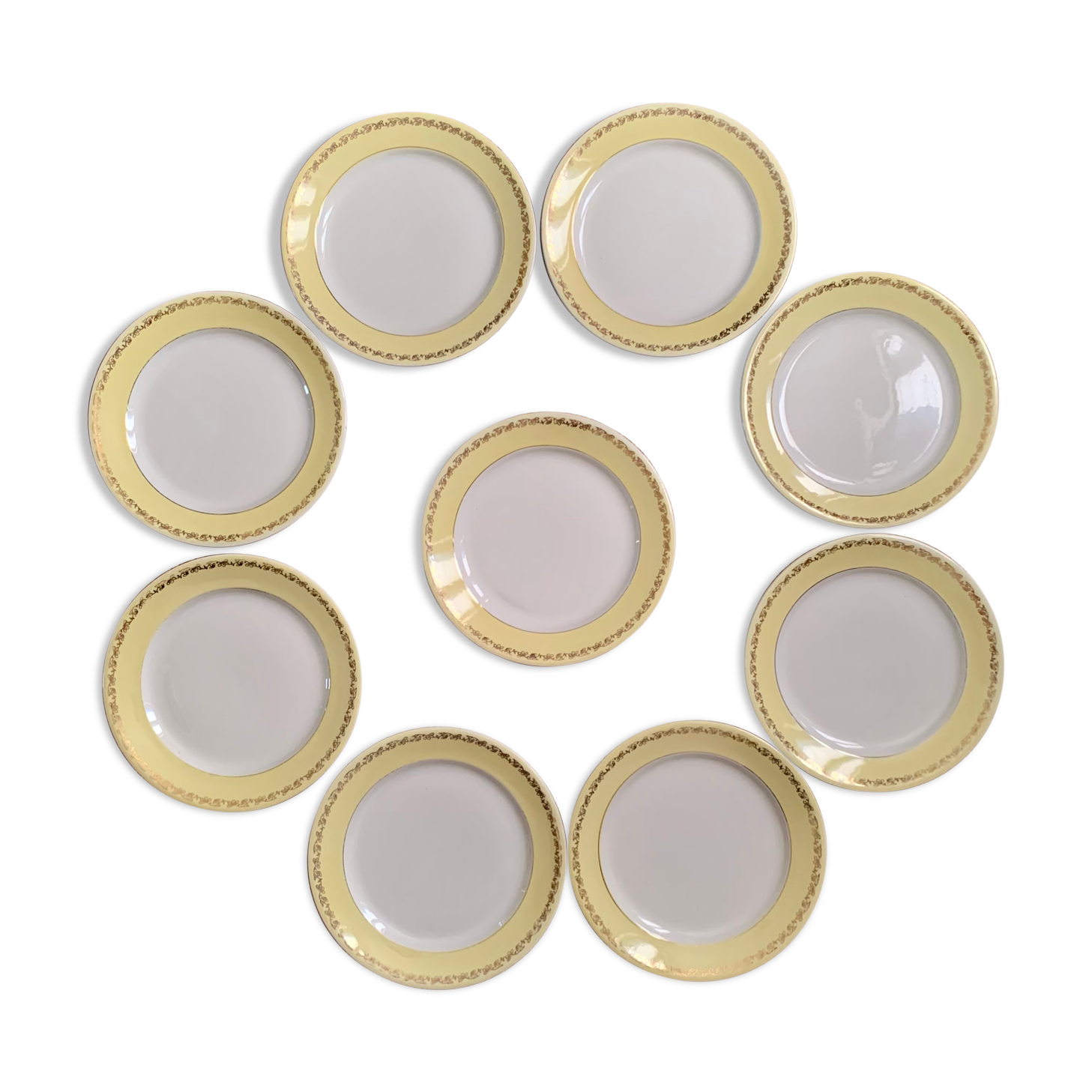 9 flat plates K-G Lunéville