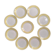 9 flat plates K-G Lunéville