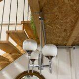 4-light chandelier by Sciolari from the 70s