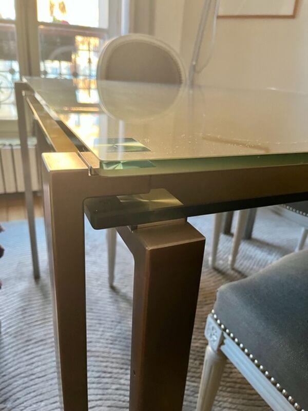 Table verre 2=1 Jean Nouvel
