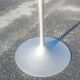 Table with tulip base in cast aluminum, circa 1960/70